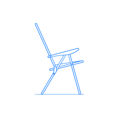 Furniture Recliner Ikea Hamo Reclining Chair Contour Svg Vector, Free Vectors File